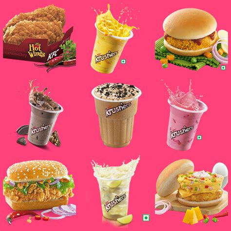 Awesome Fast Food Menu of KFC India 2015 | SAGMart