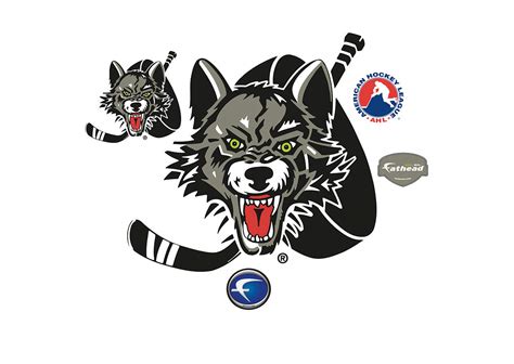 Chicago Wolves Logo Wall Decal | Shop Fathead® for Chicago Wolves Decor