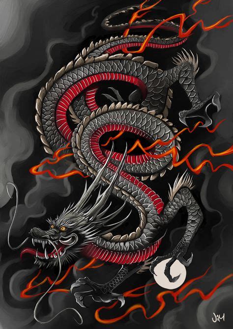 17 meilleures images du tableau dragon japonais | Dragon japonais ...