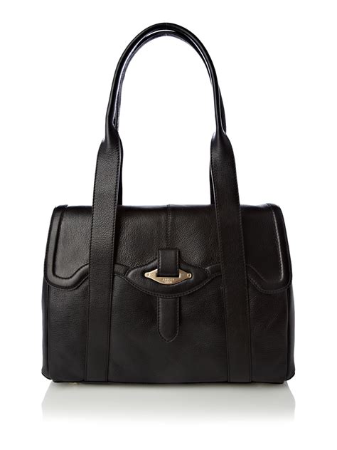 Radley Cheadle Large Flapover Tote Bag in Black | Lyst