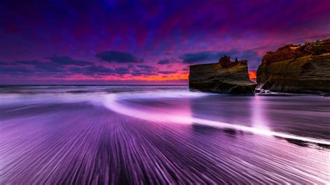 Purple Beach Desktop Wallpapers - Top Free Purple Beach Desktop Backgrounds - WallpaperAccess