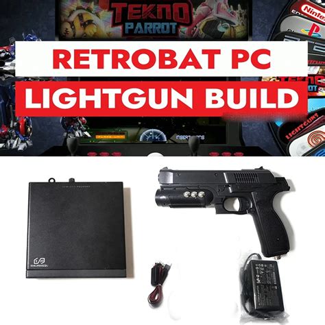 Batocera Retro Light Gun Box Mini Arcade Shotting Game PC PLUG And Play Gun Games System 100 ...