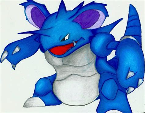 Shiny Nidoking by HappyFridge on DeviantArt