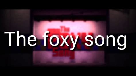 The foxy song [lyrics] and minecraft animasi - YouTube