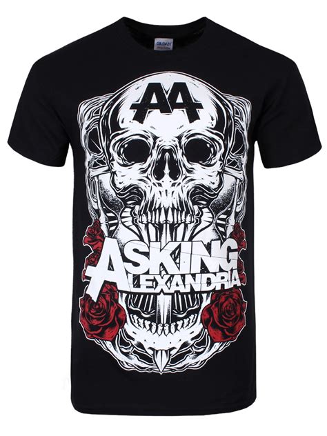 Asking Alexandria Black Shadow Men's Black T-Shirt - Buy Online at ...