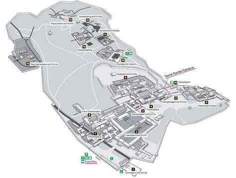 Map of Changdeokgung Palace and Secret Garden - Living + Nomads ...