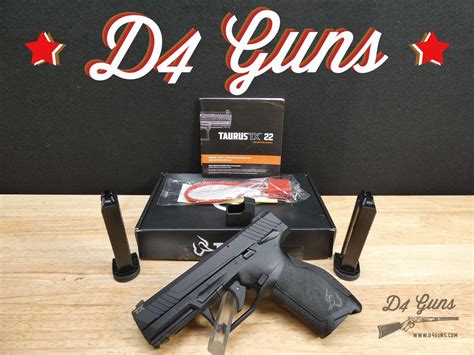 Taurus Model TX 22 - .22 LR - w/ Box & 2 Magazines - TX22 - TX-22 ...