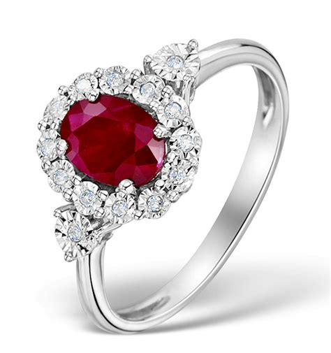 Ruby Engagement Rings | The Diamond Store