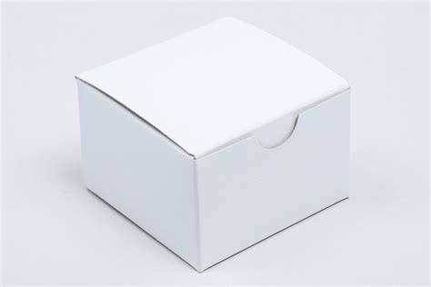 Folding Gift Boxes | White Gloss One-Piece Gift Boxes