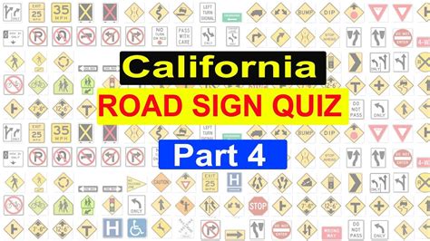 California Road Signs And Meanings