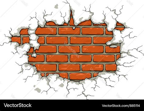 Brick wall Royalty Free Vector Image - VectorStock