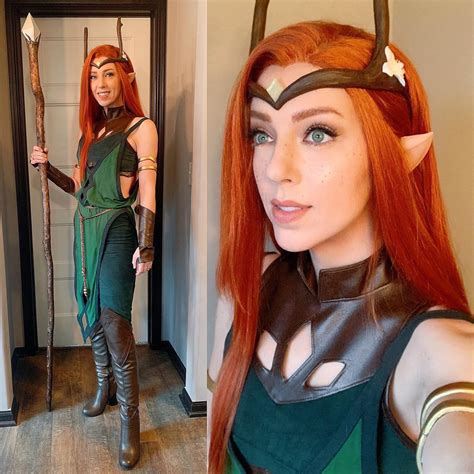 [no spoilers] my Vox Machina Origins Keyleth cosplay - April Gloria : criticalrole