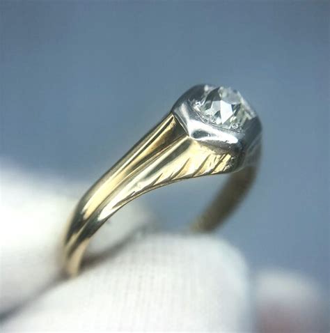 Antique Old Mine Cut Diamond Ring ~0.40 CT - Gem