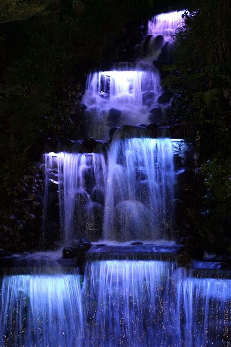 "Waterfall at night " by Danielle Kennedy Boyd | Redbubble