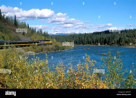 Alaska Railroad RR to Denali Stock Photo - Alamy