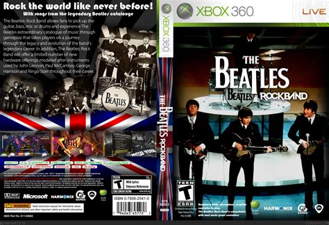 The Beatles: Rock Band Xbox 360 Box Art Cover by firebert626