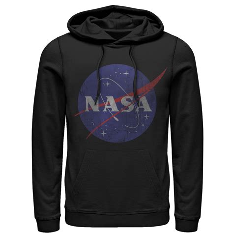 NASA - Men's NASA Logo Pull Over Hoodie Black - Walmart.com - Walmart.com