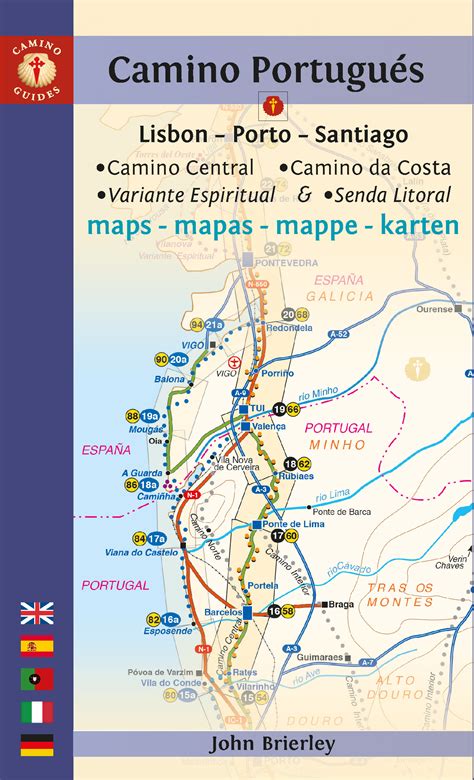 Mapa-guía Camino Portugués (Lisbon - Porto - Santiago) - Camino de ...