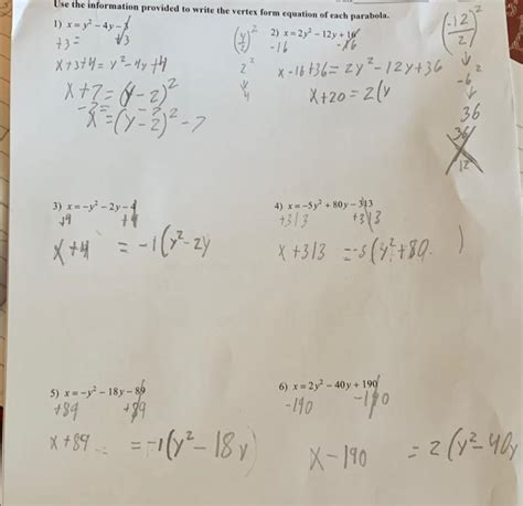 Solved Identify the vertex and axis of symmetry of each. | Chegg.com