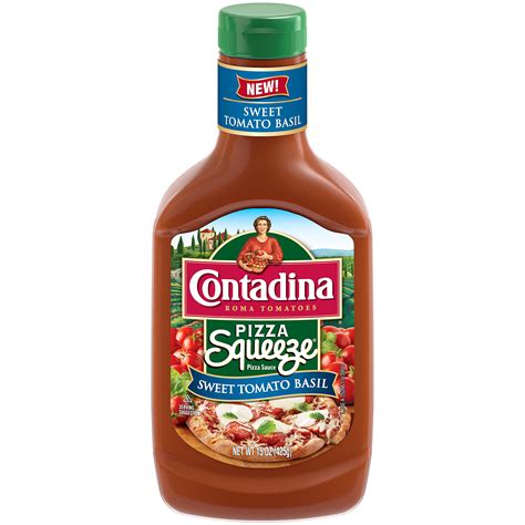 Contadina Tomato Basil Pizza Sauce 15 oz | Squeeze Bottle