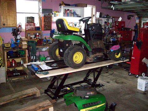 Lawnmower Lift Table And Lawn Tractor Lift | Images and Photos finder