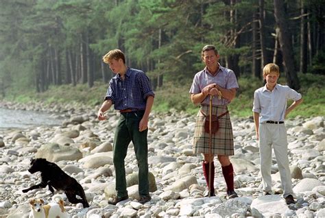 The Crown: 27 Real Photos of Prince Charles, William, and Harry at Balmoral in August 1997