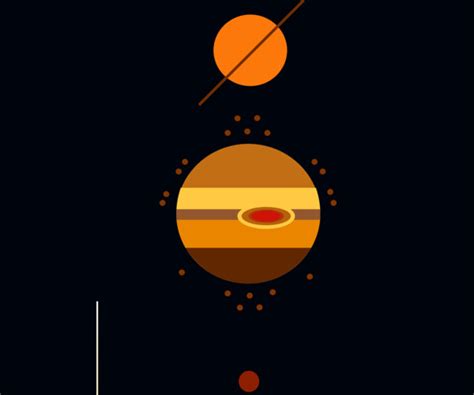 ArtStation - Minimalist Solar System | Artworks