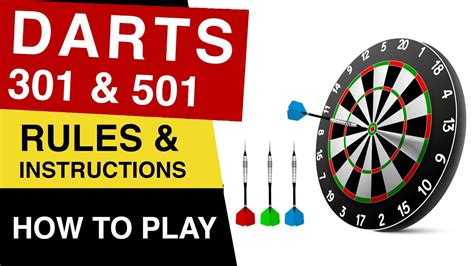 How to play Darts Game : Rules of Darts Board Game : Darts - YouTube