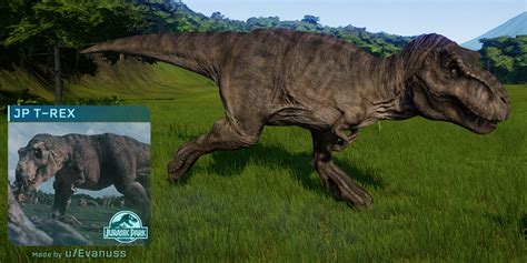 Classic JP T-rex Skin : r/jurassicworldevo