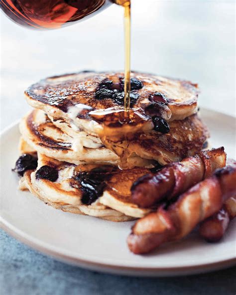 Blueberry Buttermilk Pancakes Recipe | Martha Stewart