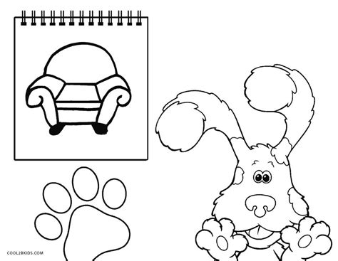 Free Printable Blues Clues Coloring Pages For Kids