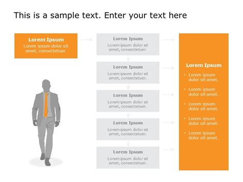 5 Step Process Diagram PowerPoint Template