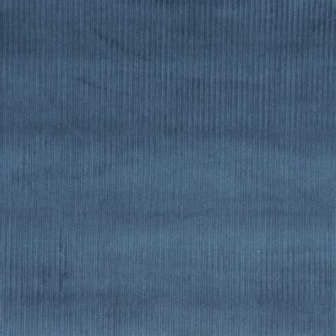 Blue Corduroy Striped Velvet Upholstery Fabric By The Yard | Velvet upholstery fabric ...