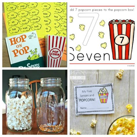 National Popcorn Day Crafts for Kids (Jan 19)