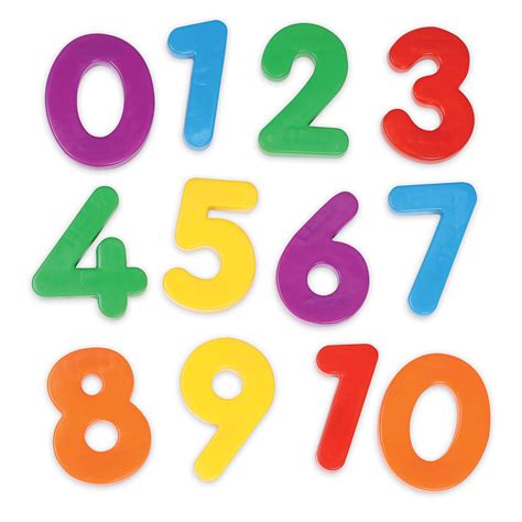 Learning Resources Jumbo Magnetic Numbers, Whiteboard Classroom Accessories, Number Recognition ...