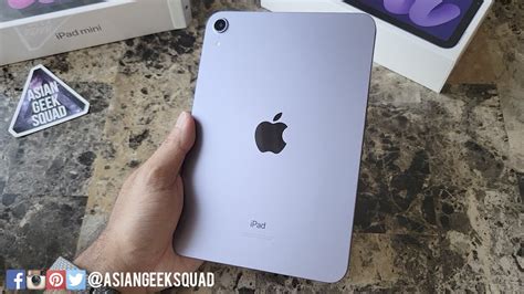 Unboxing the iPad Mini 6 (2021) in Purple 💜 - YouTube