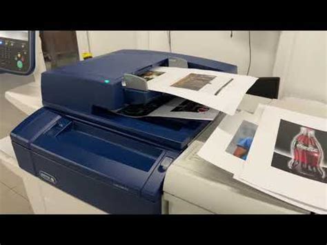 Xerox Color C60 Demonstration booklets and printing on heavy stock! - YouTube