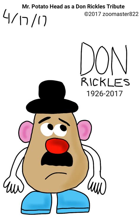 Mr. Potato Head as a Don Rickles Tribute (Request) by zoomaster822 on DeviantArt