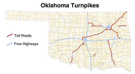 Oklahoma Toll Roads Map – Map Of The Usa With State Names