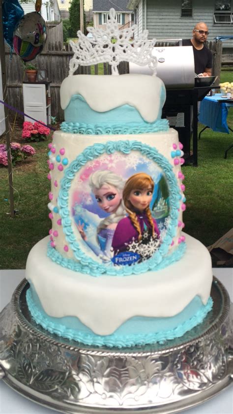 "frozen" Theme Birthday Cake - CakeCentral.com