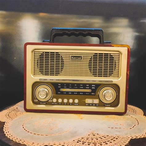 Vintage Aesthetic Radio in Mumbai Hotel