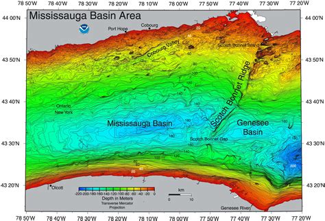 Bathymetry of Lake Ontario