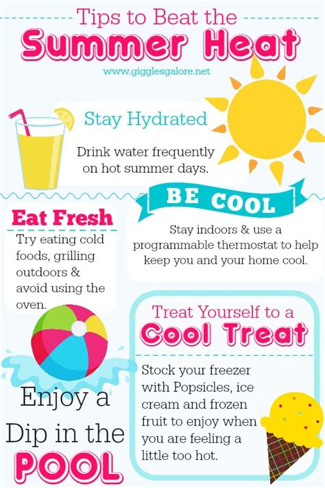 Tips to Beat the Summer Heat - Giggles Galore