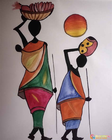 African Arts On Art Paper Very Attractive - GranNino