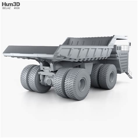 BelAZ 75710 Dump Truck 2013 3D model - Vehicles on Hum3D