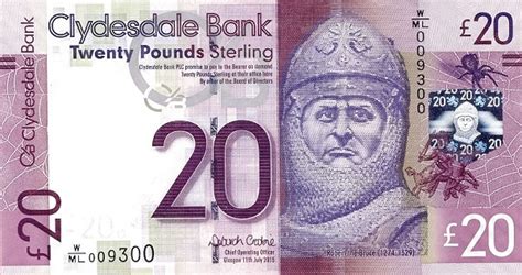 Scotland 20 Pounds (Clydesdale Bank) - Foreign Currency