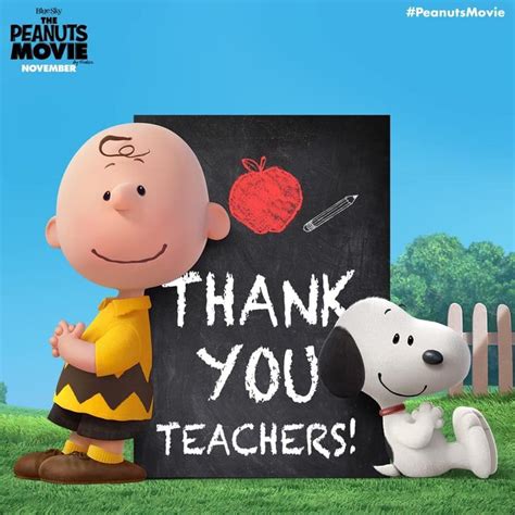 Pin by Shari on Snoopy | Peanuts movie, Happy teachers day card, Charlie brown and snoopy