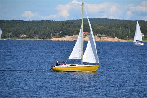 Free Images : sea, vehicle, mast, sailboat, sail boat, watercraft, scow ...