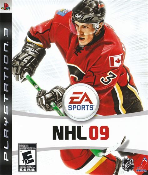 NHL 09 (2008) PlayStation 3 box cover art - MobyGames