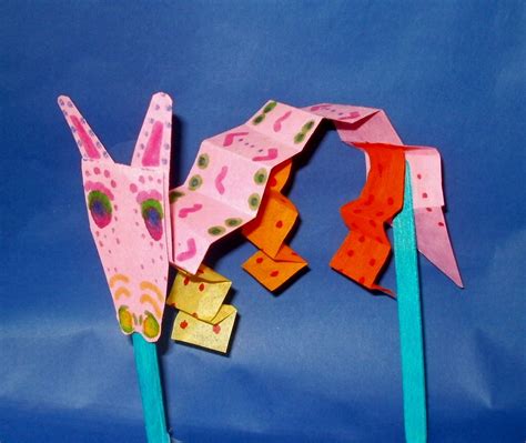 Dragon Puppet Origami - Origami